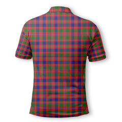 Clan Macintyre Tartan Men Polo Shirt Crest And Plaid Basic Style