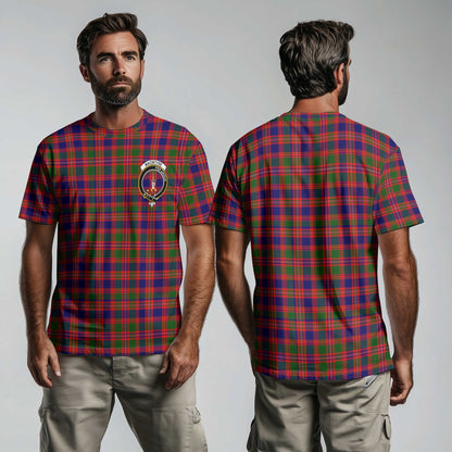 Clan Macintyre Tartan Men T Shirt Crest And Plaid Basic Style