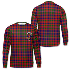Clan Macintyre Tartan Women Sweatshirt Crest And Plaid Basic Style