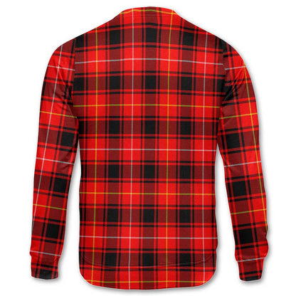 Clan Maciver Tartan Men Sweatshirt Crest And Plaid Basic Style