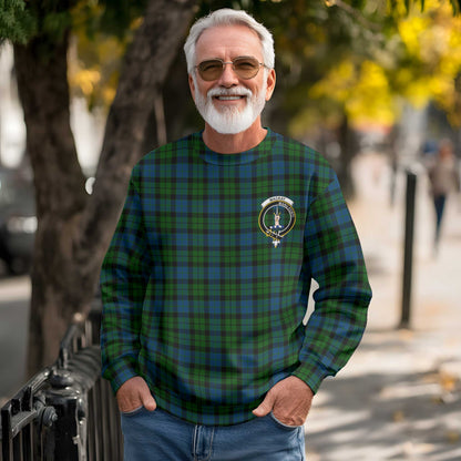 Clan Mackay Tartan Men Sweatshirt Crest And Plaid Basic Style