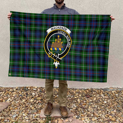 Clan Mackenzie Tartan Flag 1 Crest And Plaid Basic Style Tartan House Flag Crest And Plaid Basic Style