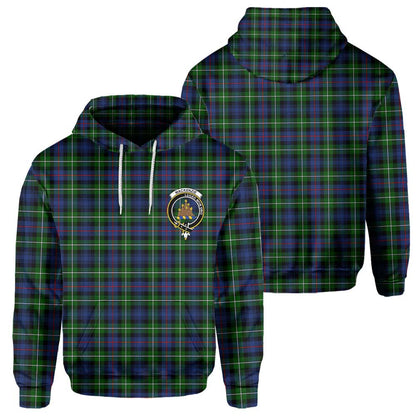 Clan Mackenzie Tartan Men Hoodie Crest And Plaid Basic Style