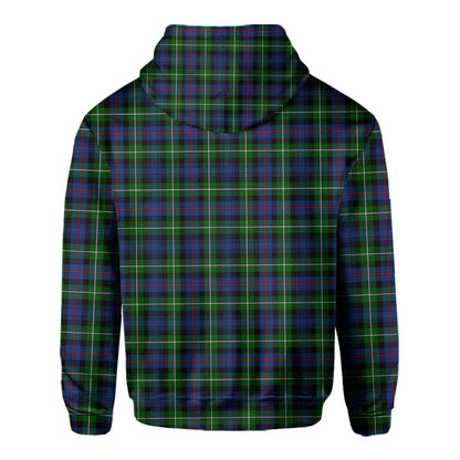 Clan Mackenzie Tartan Men Hoodie Crest And Plaid Basic Style