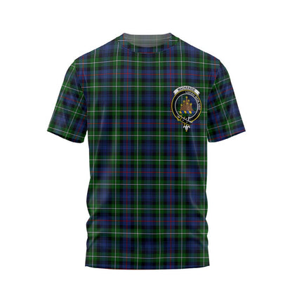 Clan Mackenzie Tartan Men T Shirt Crest And Plaid Basic Style