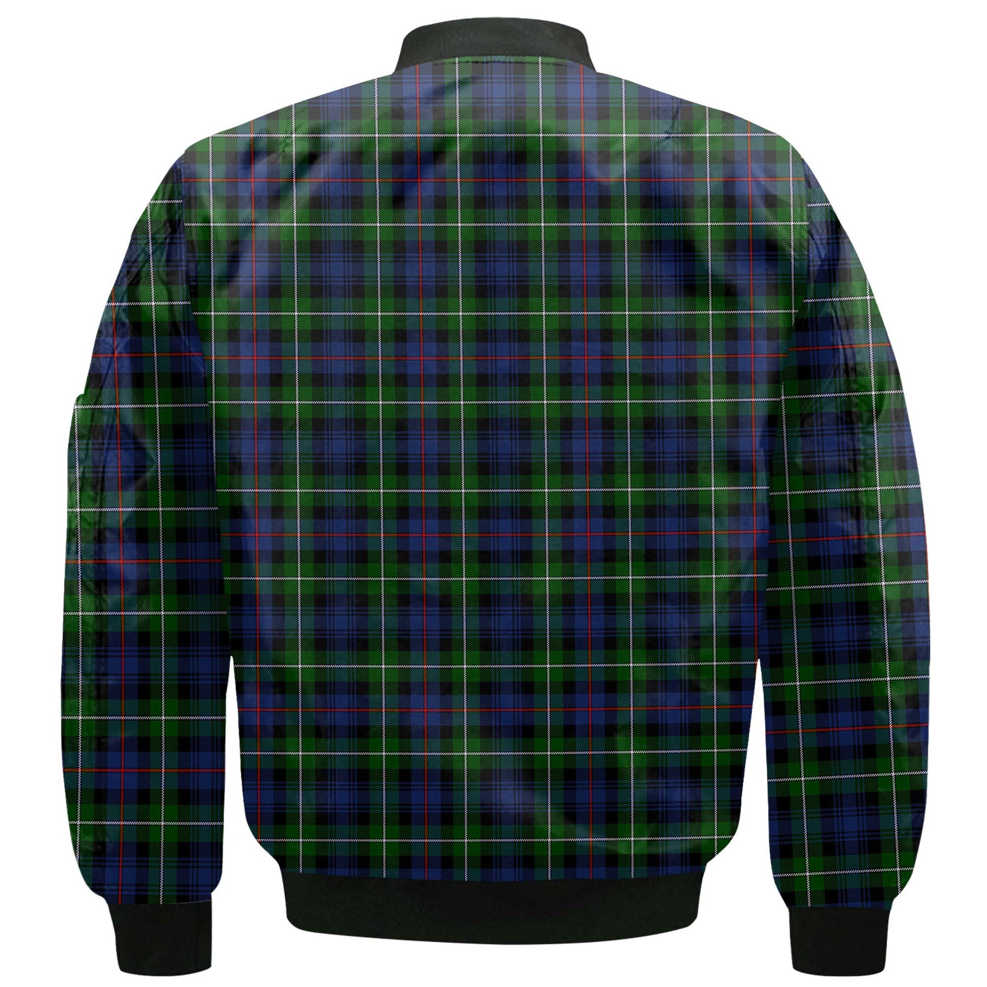 Clan Mackenzie Tartan Women Bomber Jacket Crest And Plaid Basic Style