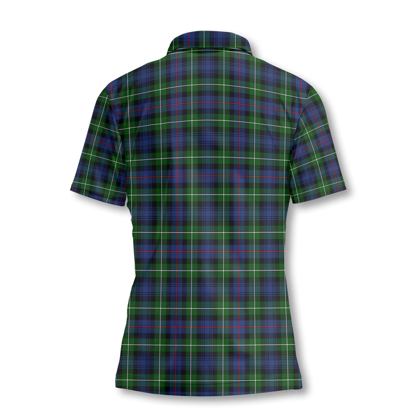 Clan Mackenzie Tartan Women Polo Shirt Crest And Plaid Basic Style