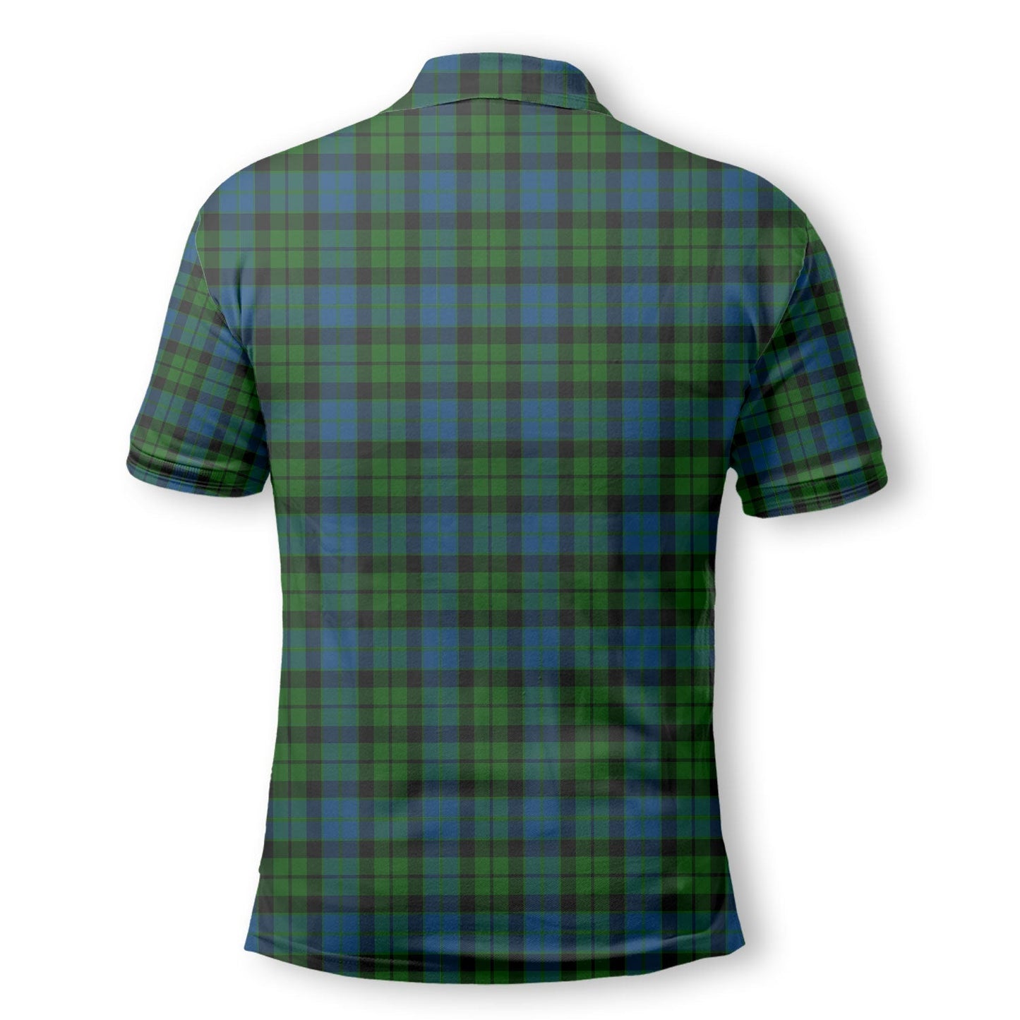 Clan Mackie Tartan Golf Tartan Men Polo Shirt Crest And Plaid Basic Style