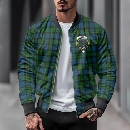 Clan Mackie Tartan Men Bomber Jacket Crest And Plaid Basic Style