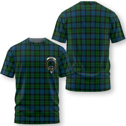 Clan Mackie Tartan Men T Shirt Crest And Plaid Basic Style