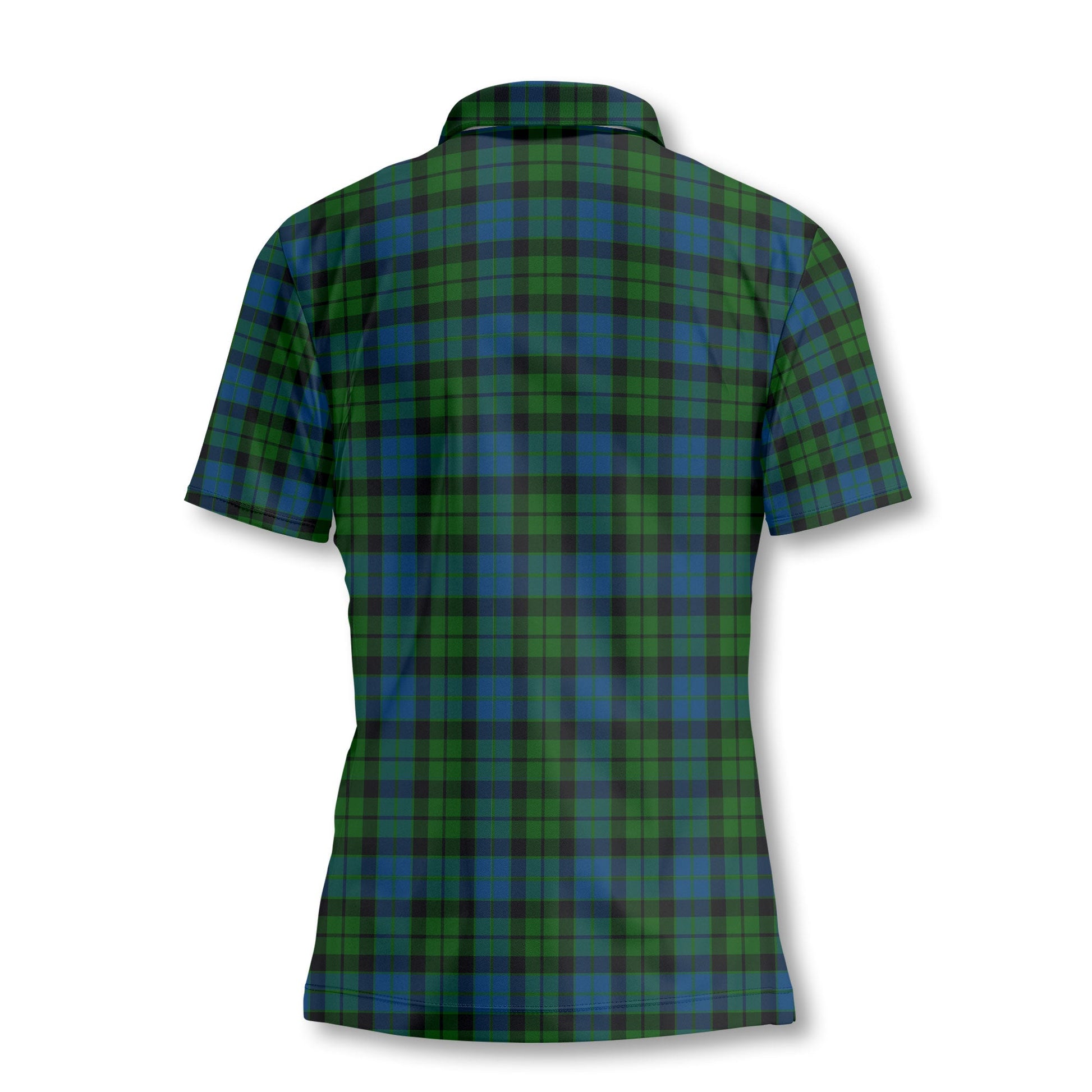 Clan Mackie Tartan Women Polo Shirt Crest And Plaid Basic Style