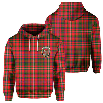 Clan Mackinnon Tartan Women Hoodie Crest And Plaid Basic Style