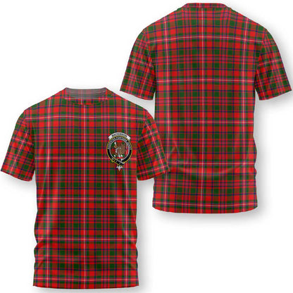 Clan Mackinnon Tartan Women T Shirt Crest And Plaid Basic Style