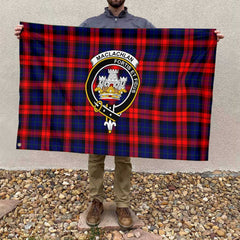 Clan Maclachlan Tartan Flag Crest And Plaid Basic Style