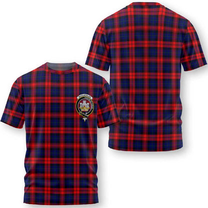 Clan Maclachlan Tartan Men T Shirt Crest And Plaid Basic Style