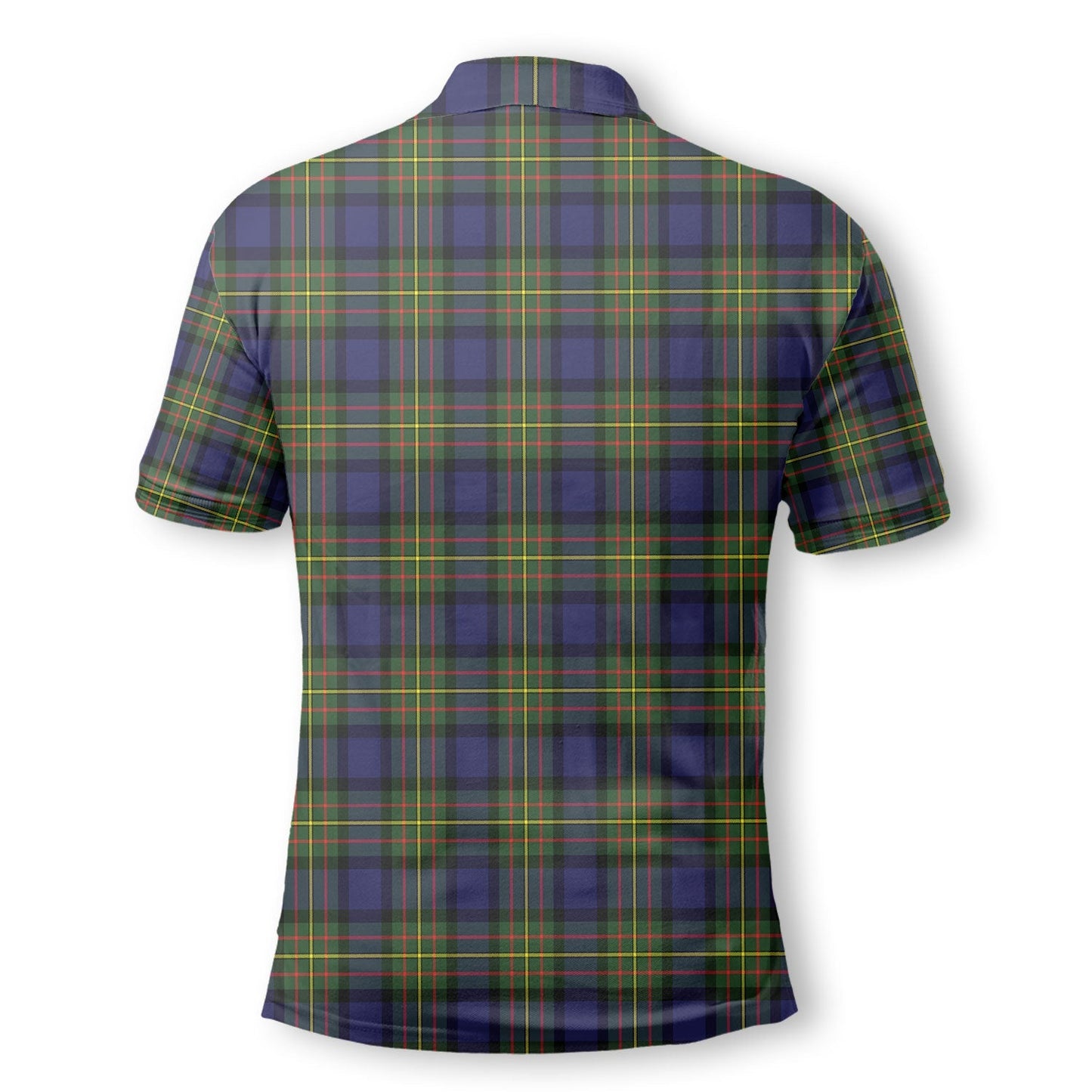 Clan Maclaren Tartan Golf Tartan Men Polo Shirt Crest And Plaid Basic Style