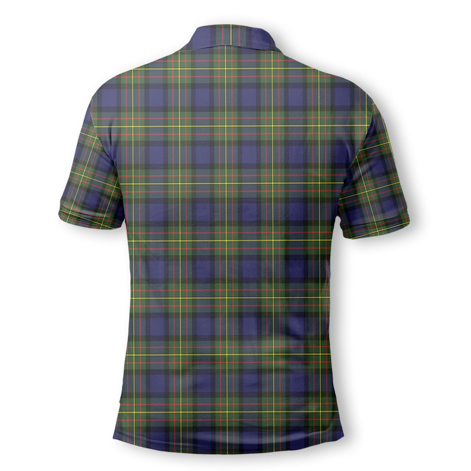 Clan Maclaren Tartan Golf Men Polo Shirt Crest And Plaid Basic Style