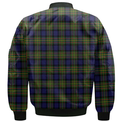 Clan Maclaren Tartan Men Bomber Jacket Crest And Plaid Basic Style