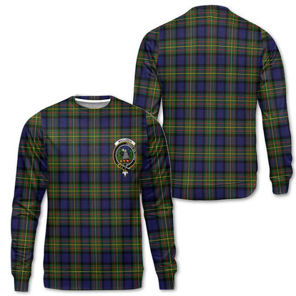 Clan Maclaren Tartan Men Sweatshirt Crest And Plaid Basic Style