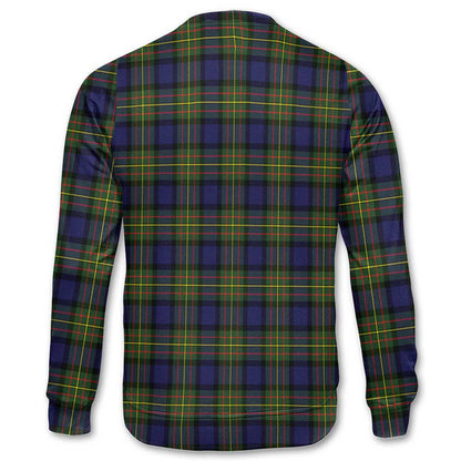 Clan Maclaren Tartan Men Sweatshirt Crest And Plaid Basic Style