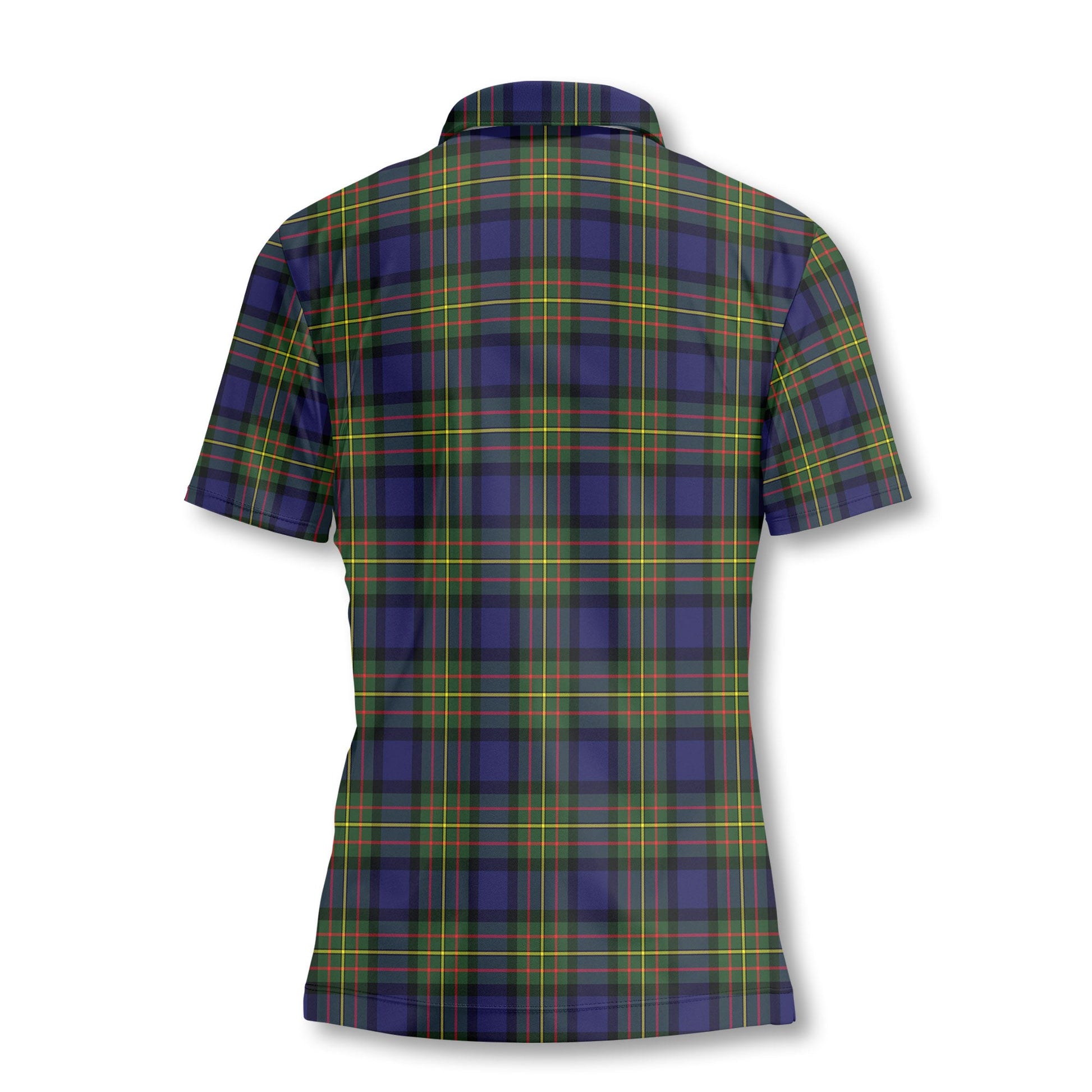 Clan Maclaren Tartan Women Polo Shirt Crest And Plaid Basic Style