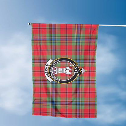 Clan Maclean Tartan Flag Crest And Plaid Basic Style