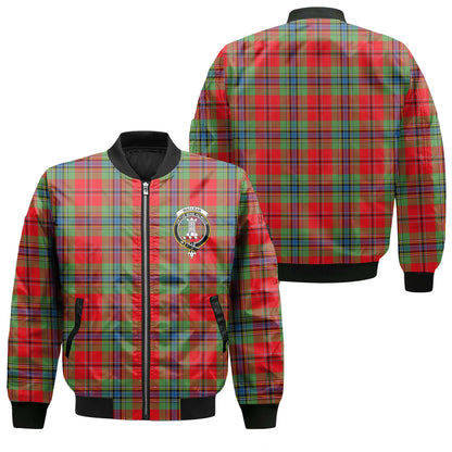 Clan Maclean Tartan Men Bomber Jacket Crest And Plaid Basic Style