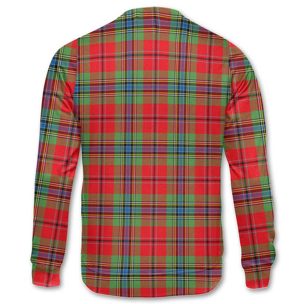 Clan Maclean Tartan Men Sweatshirt Crest And Plaid Basic Style