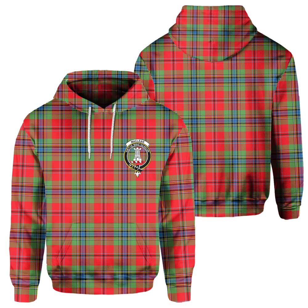 Clan Maclean Tartan Women Hoodie Crest And Plaid Basic Style