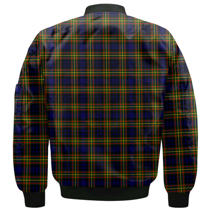 Clan Maclellan Tartan Men Bomber Jacket Crest And Plaid Basic Style