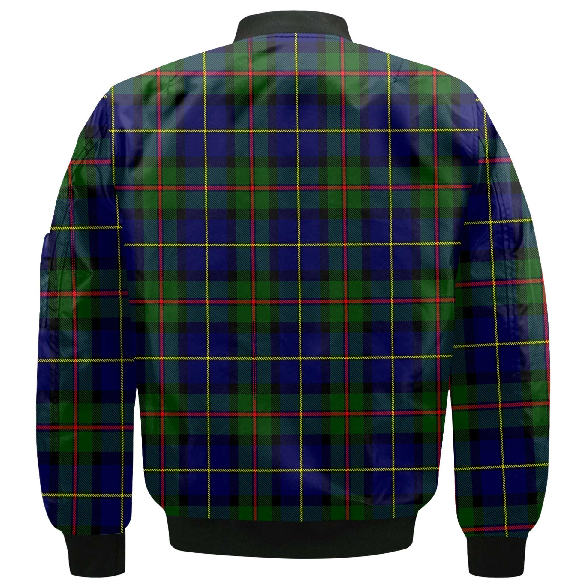 Clan Macleod Tartan Men Bomber Jacket Crest And Plaid Basic Style