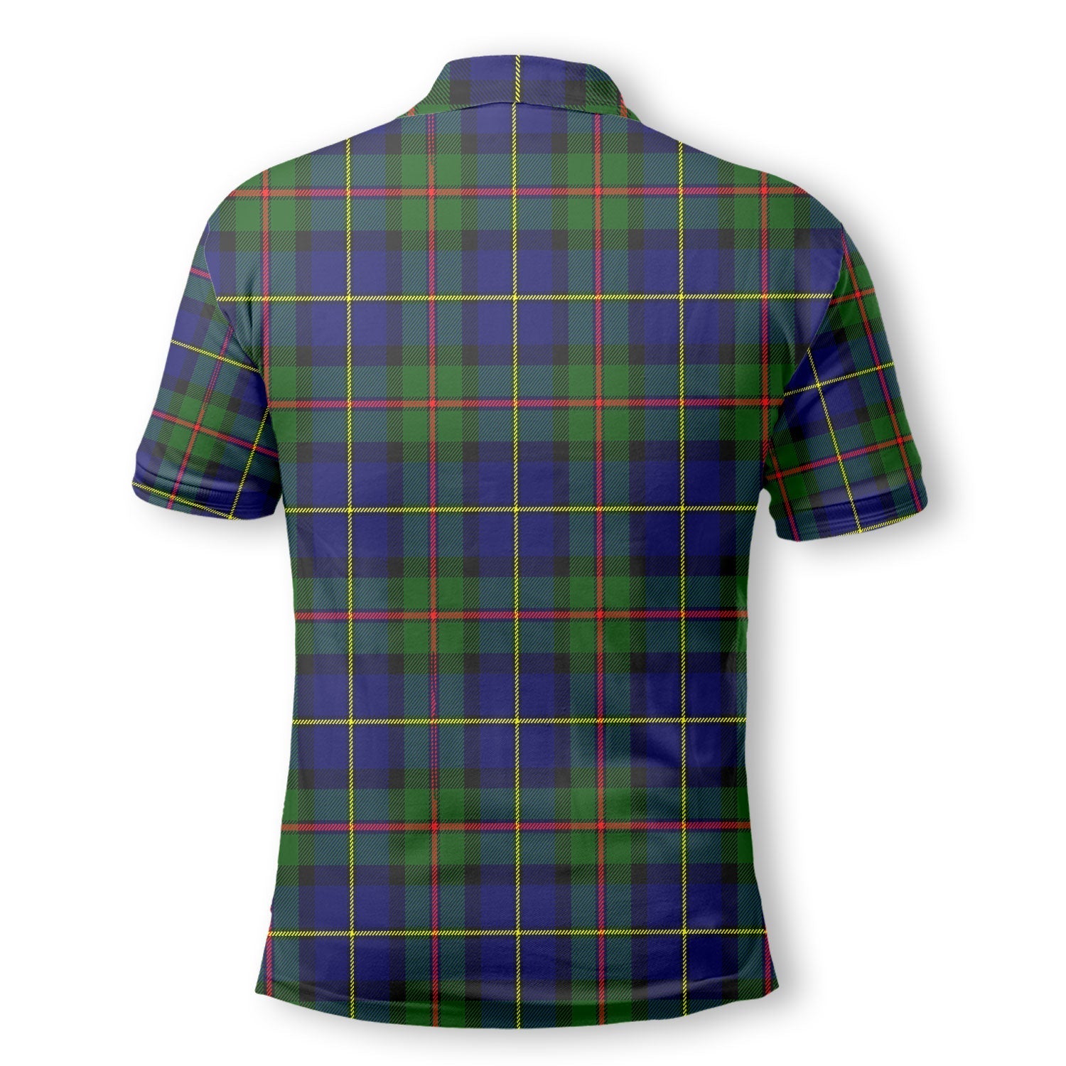 Clan Macleod Tartan Men Polo Shirt Crest And Plaid Basic Style