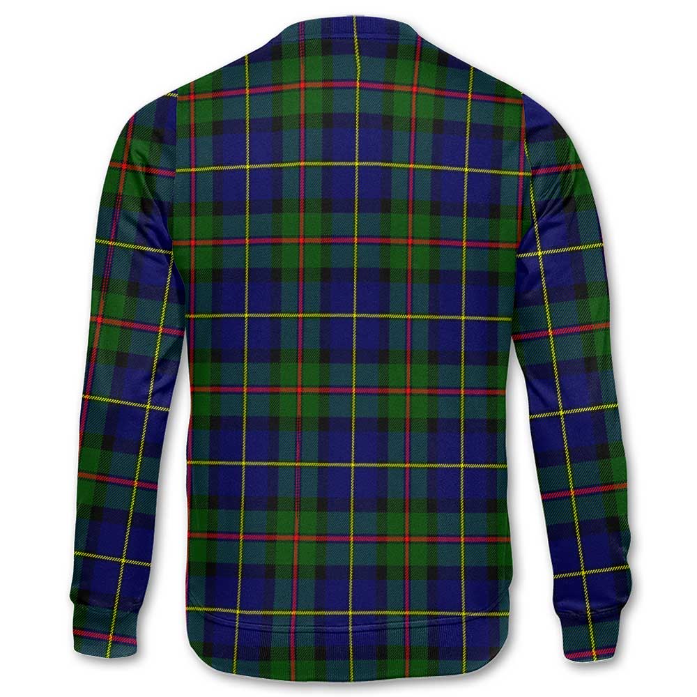 Clan Macleod Tartan Men Sweatshirt Crest And Plaid Basic Style