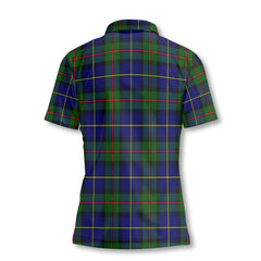 Clan Macleod Tartan Women Polo Shirt Crest And Plaid Basic Style