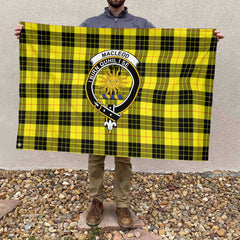 Clan Macleod Of Lewis Tartan Flag Crest And Plaid Basic Style