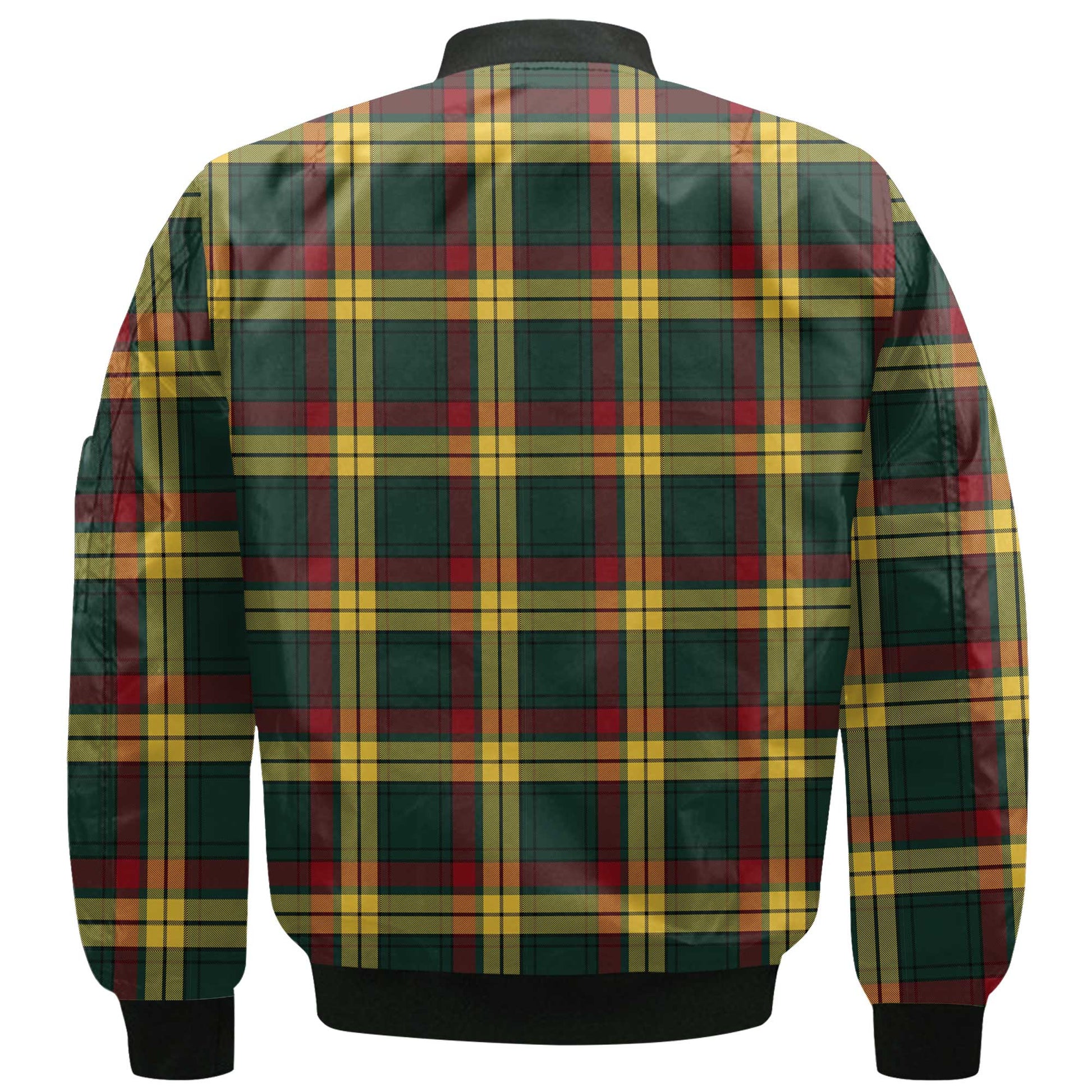 Clan Macmillan Tartan Men Bomber Jacket Crest And Plaid Basic Style