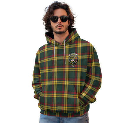 Clan Macmillan Tartan Men Hoodie Crest And Plaid Basic Style