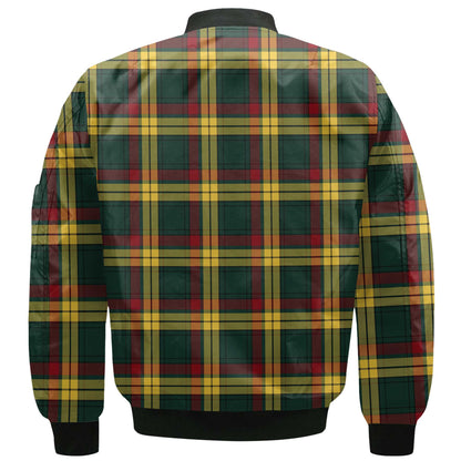 Clan Macmillan Tartan Women Bomber Jacket Crest And Plaid Basic Style