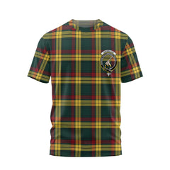 Clan Macmillan Tartan Women T Shirt Crest And Plaid Basic Style