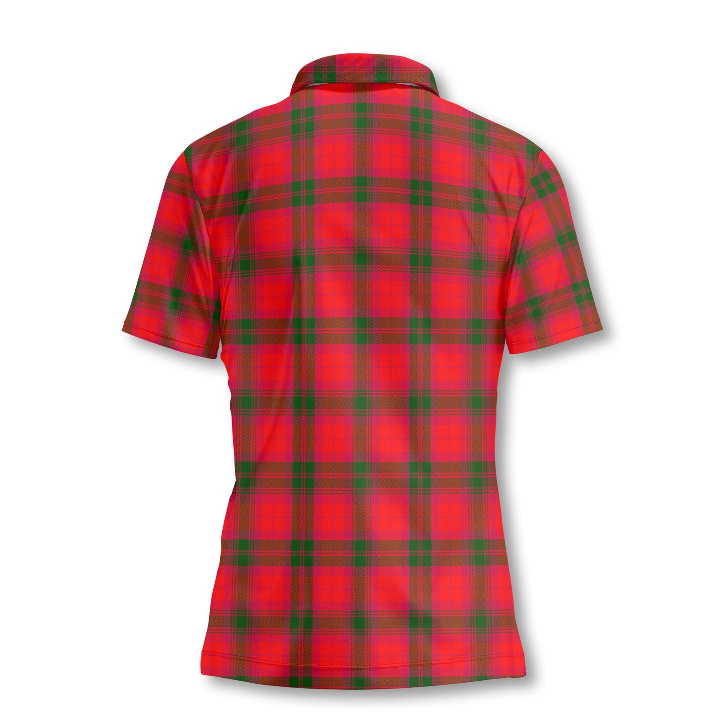 Clan Macnab Tartan Women Polo Shirt Crest And Plaid Basic Style