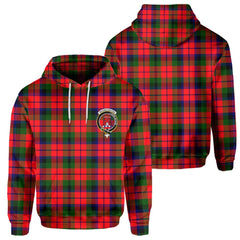 Clan Macnaughten Tartan Men Hoodie Crest And Plaid Basic Style