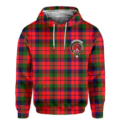 Clan Macnaughten Tartan Men Hoodie Crest And Plaid Basic Style