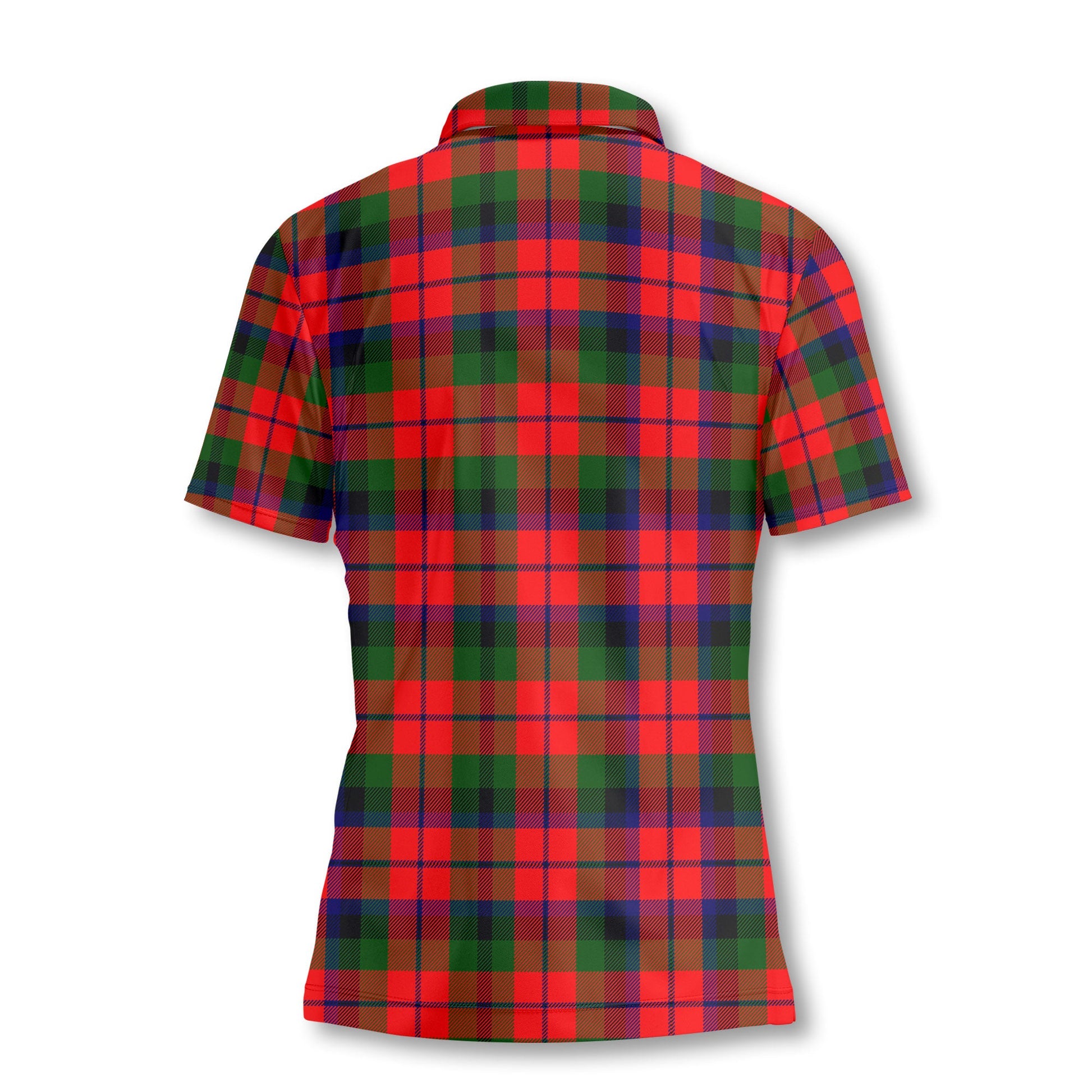 Clan Macnaughten Tartan Women Polo Shirt Crest And Plaid Basic Style