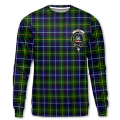 Clan Macneil Of Barra Tartan Women Sweatshirt Crest And Plaid Basic Style