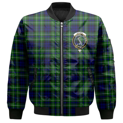 Clan Macneil Of Colonsay Tartan Men Bomber Jacket Crest And Plaid Basic Style