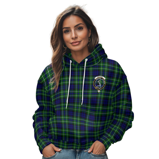 Clan Macneil Of Colonsay Tartan Women Hoodie Crest And Plaid Basic Style