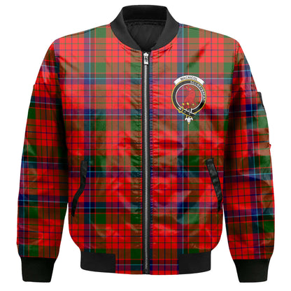 Clan Macnicol Tartan Men Bomber Jacket Crest And Plaid Basic Style