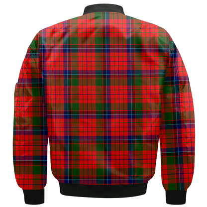 Clan Macnicol Tartan Men Bomber Jacket Crest And Plaid Basic Style