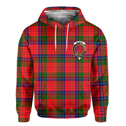 Clan Macnicol Tartan Men Hoodie Crest And Plaid Basic Style