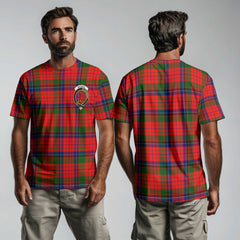 Clan Macnicol Tartan Men T Shirt Crest And Plaid Basic Style